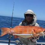 Jig fishing Coral Trout WA Fishing charter Blue Lightning Charters