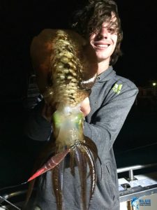 Squid Abrolhos Islands WA fishing charter
