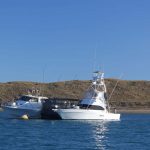 Blue Lightning charters pontoon cod cave montebello islands home